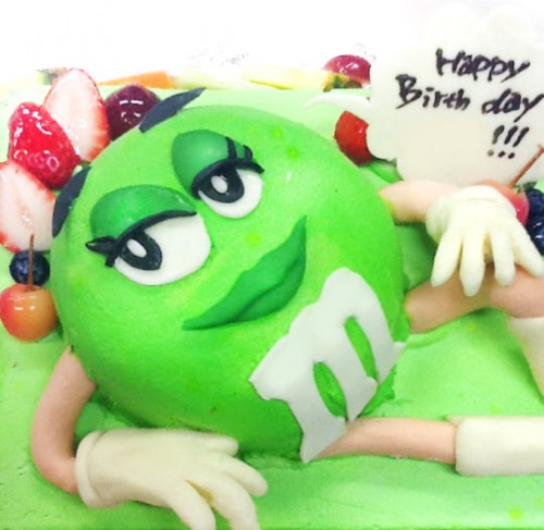 m&m's　3Dケーキ