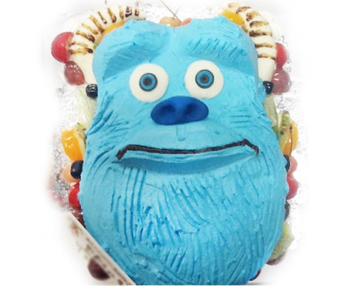 モンスターズインク・サリーの誕生日ケーキ　3D