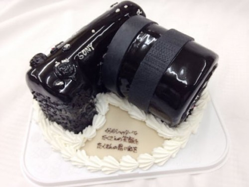 バースデーケーキ　カメラ