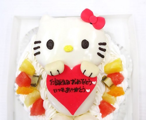 キティちゃん3Dケーキ　誕生日