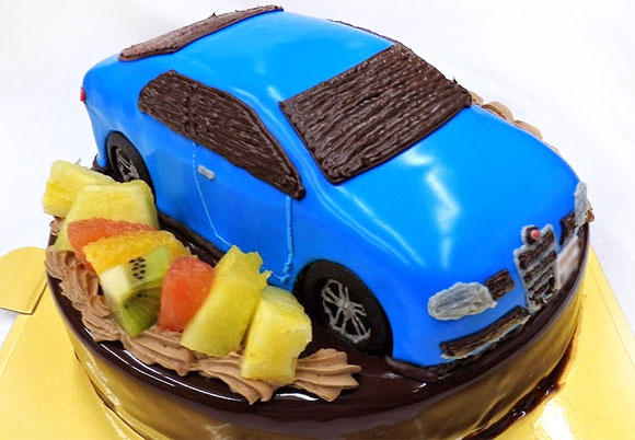 アルファロメオ　車のケーキ