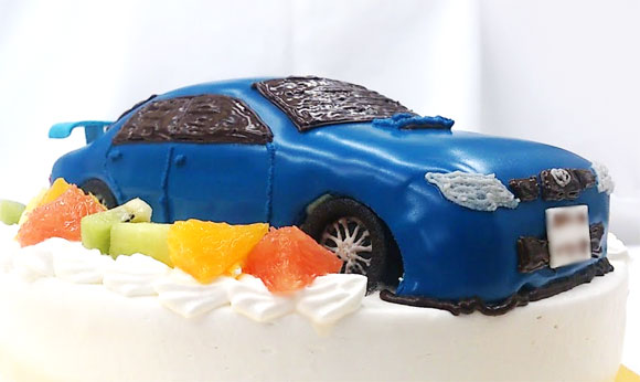 車のケーキ・インプレッサ