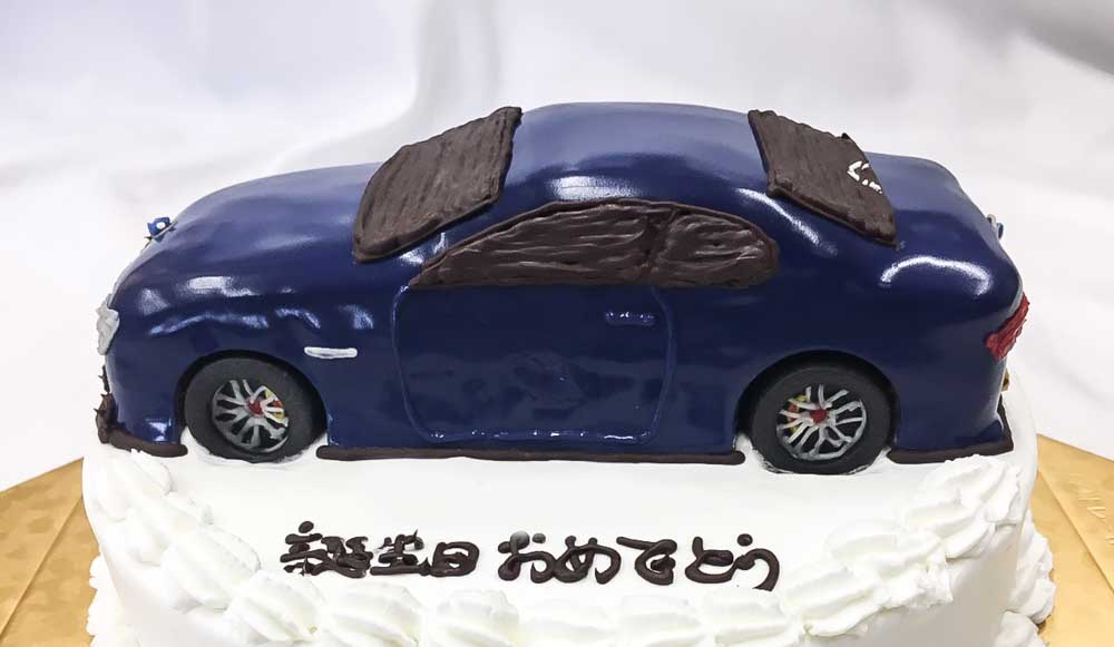車のケーキ-2
