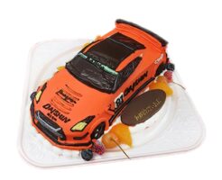 DAISHIN GT3 GT-R レーシングカーの3Dケーキ